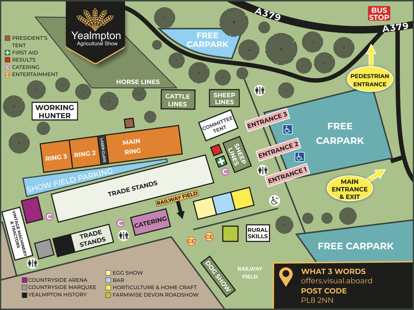 showground - Directions & Access